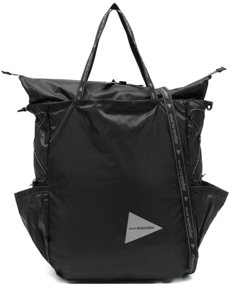 and wander SIL Tote-Bag - Schwarz Schwarz