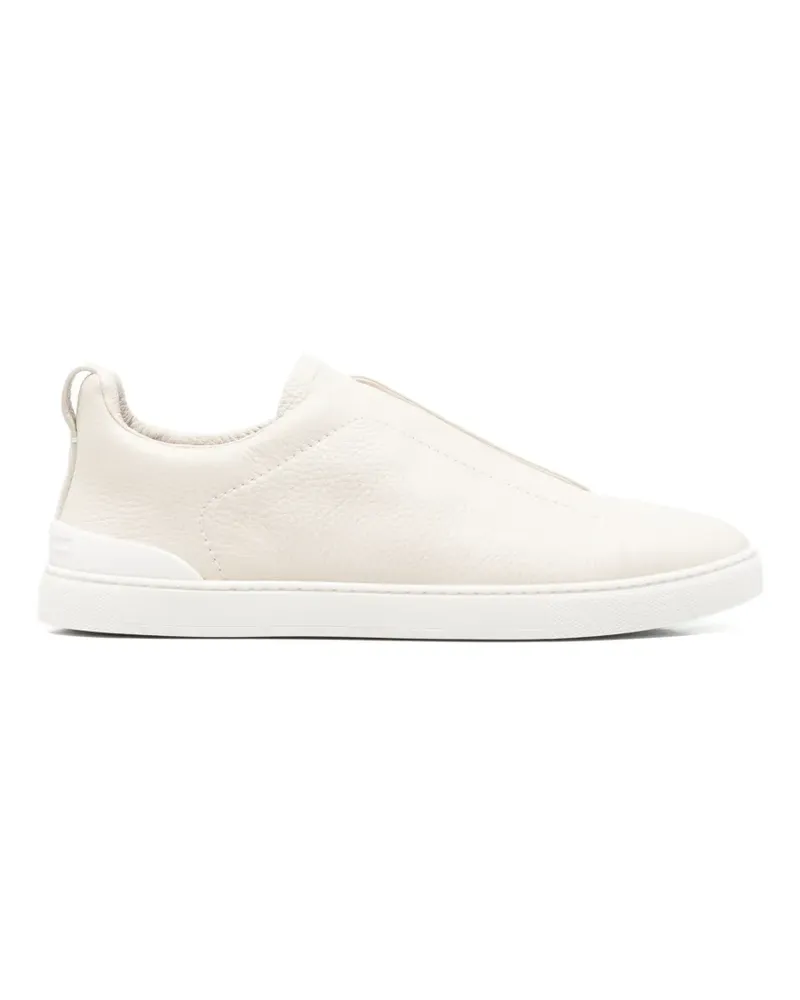 Ermenegildo Zegna Triple Stitch Sneakers - Nude Nude