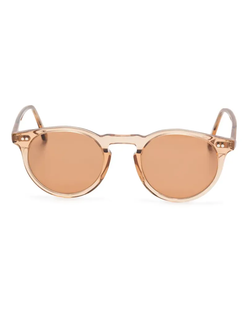 Eleventy Sonnenbrille im Panto-Design - Braun Braun
