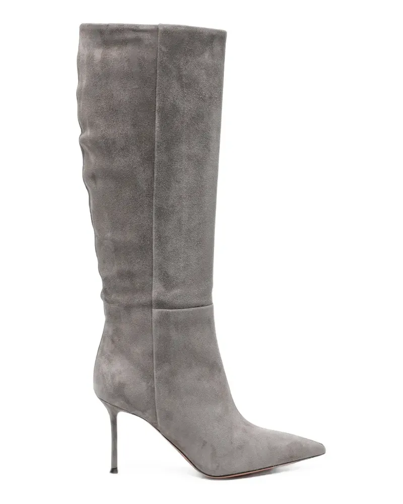 Aquazzura Harper suede boots - Grau Grau