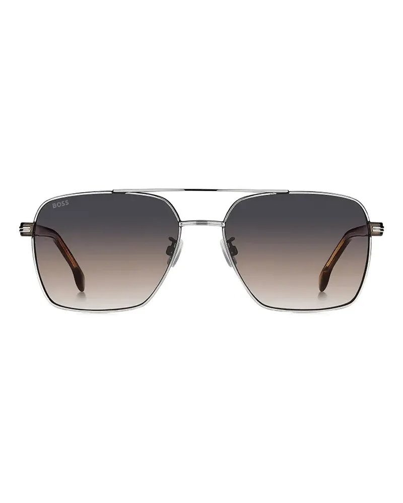 HUGO BOSS Getönte Pilotenbrille - Silber Silber
