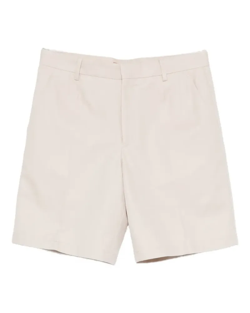 Ermenegildo Zegna pressed-crease tailored shorts - Nude Nude