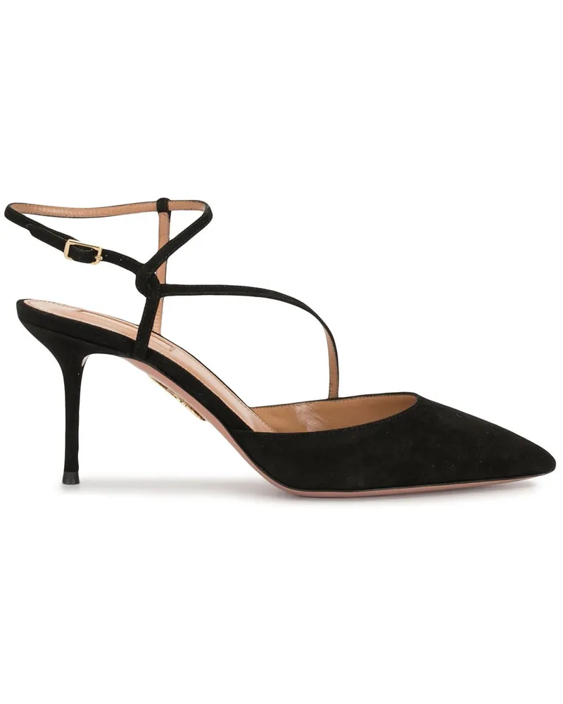Aquazzura Pumps mit spitzer Kappe - Schwarz Schwarz