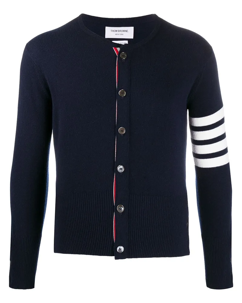 Thom Browne Cardigan mit Streifen - Blau Blau