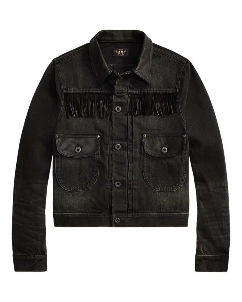 Ralph Lauren Jacke mit Fransen - Schwarz Schwarz