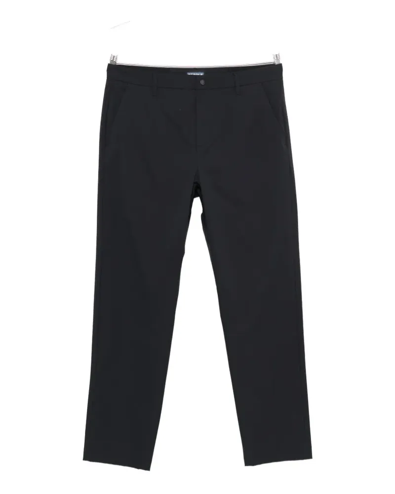 People of Shibuya logo-patch trousers - Schwarz Schwarz