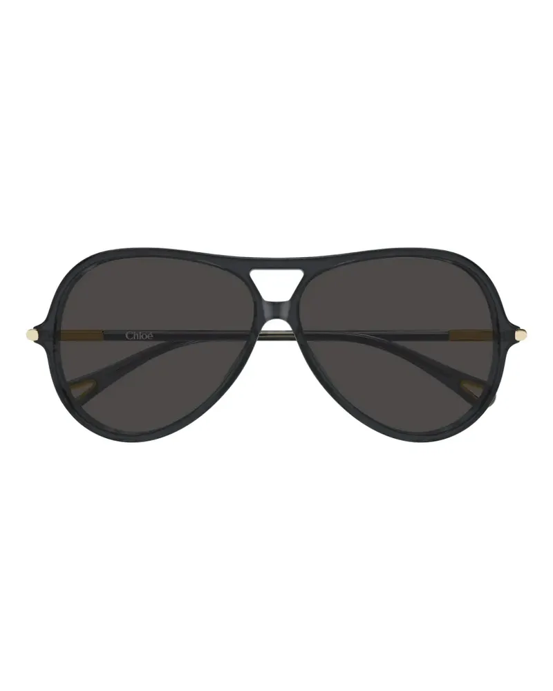 Chloé pilot-frame sunglasses - Schwarz Schwarz