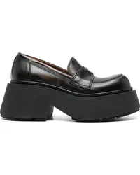 Vic Matié Chunky Penny-Loafer im Distressed-Look Braun