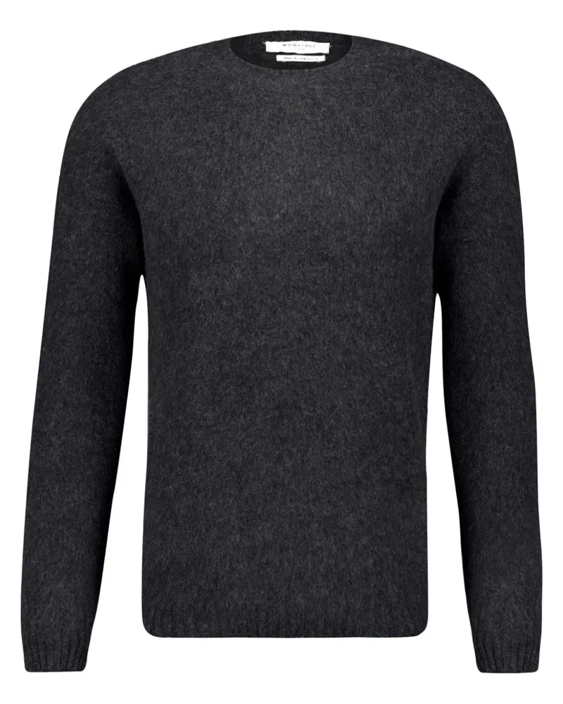 Boglioli Strickpullover mit Rundhalsausschnitt - Grau Grau