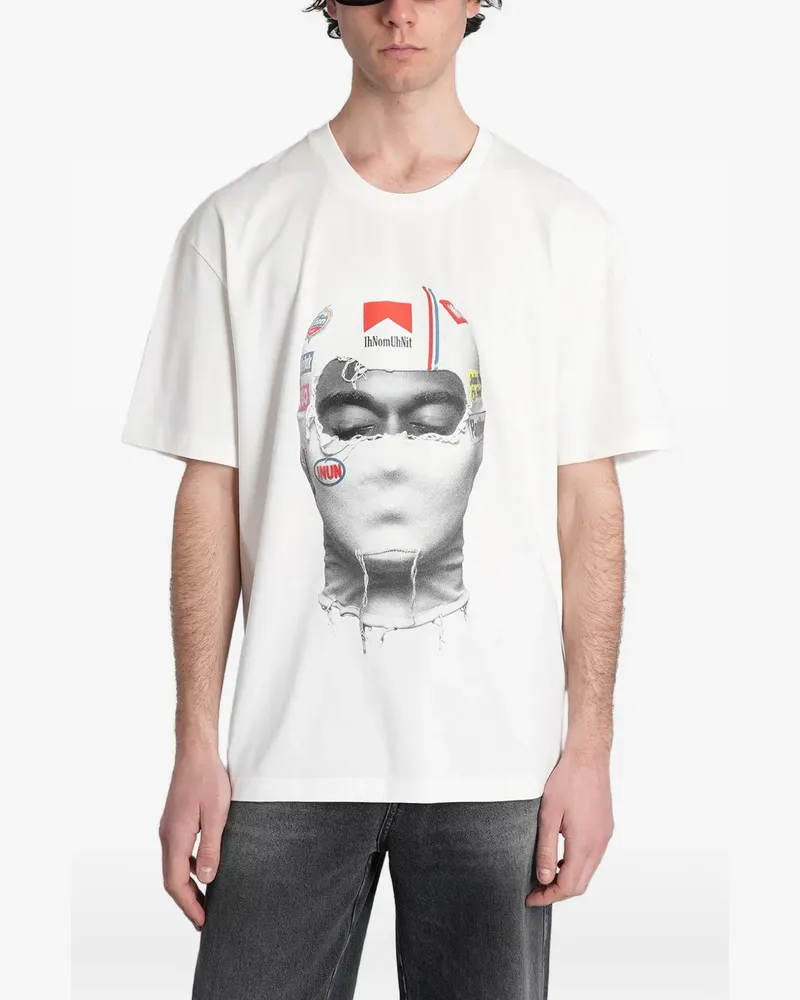 IH NOM UH NIT graphic-print cotton T-shirt - Weiß Weiß