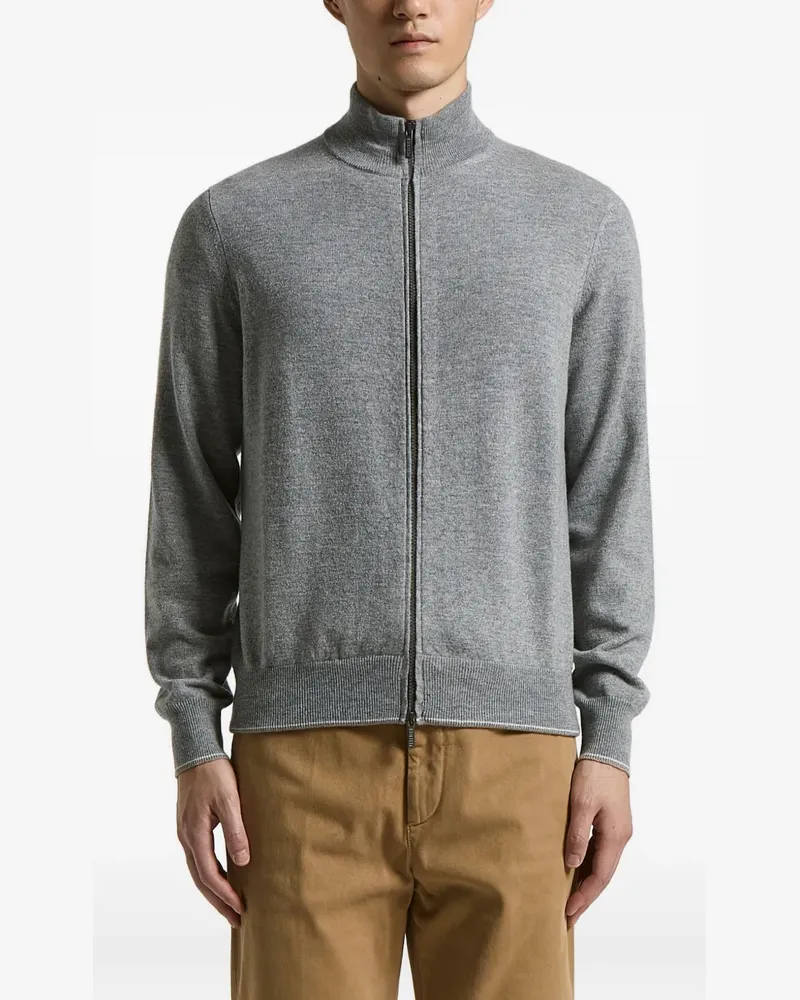Peserico Cardigan mit Reißverschluss - Grau Grau
