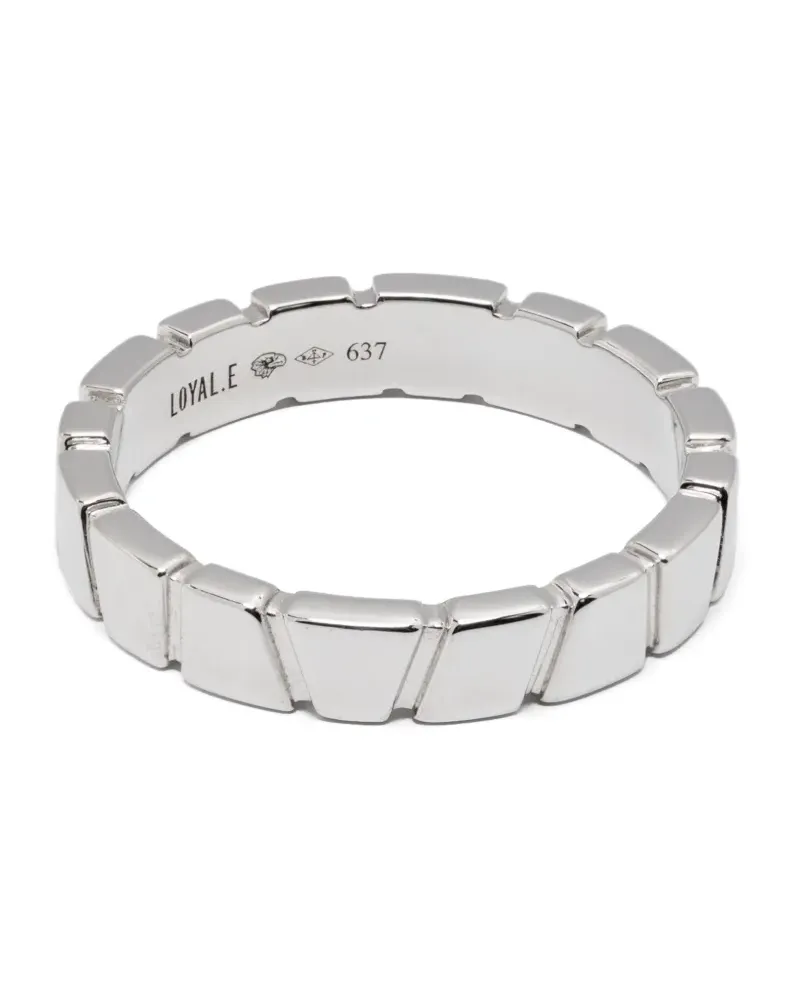 Loyal.e Paris 18kt Ring Ride & Love Weißgoldring - Silber Silber