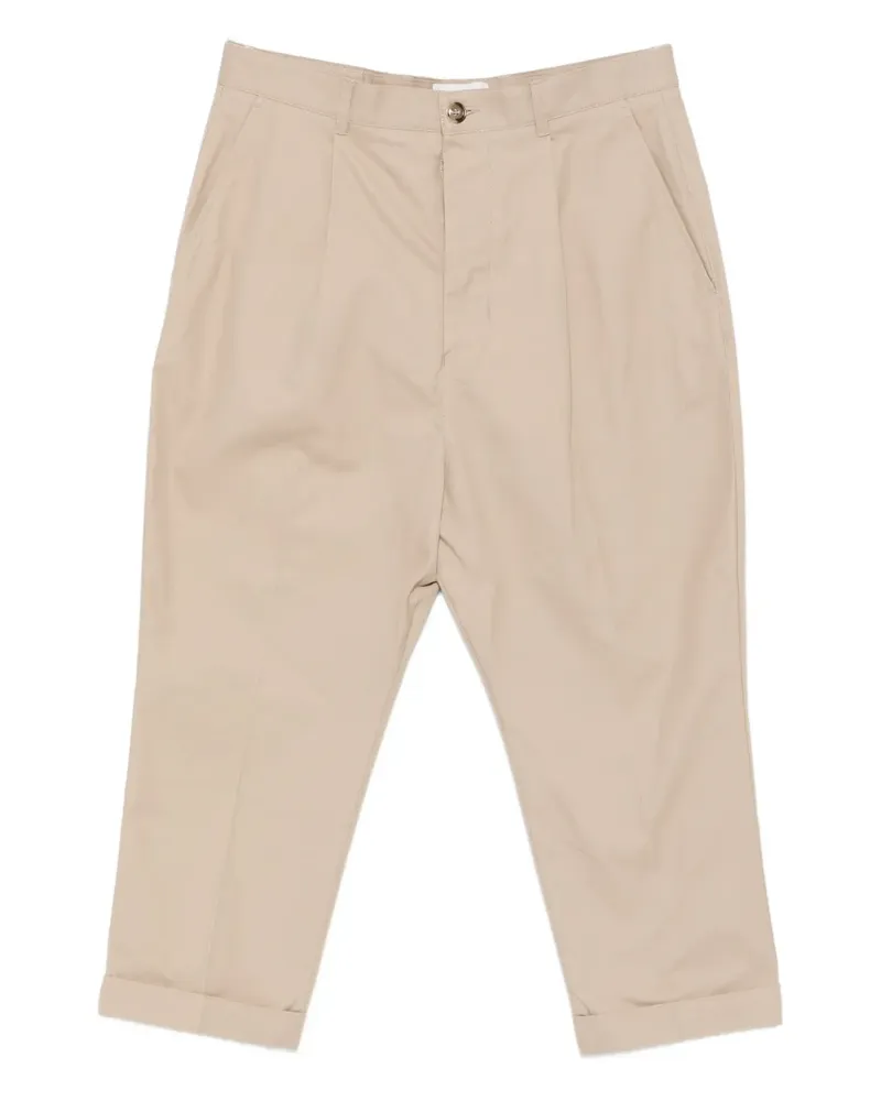AMI Paris Hose mit Bundfalten - Nude Nude