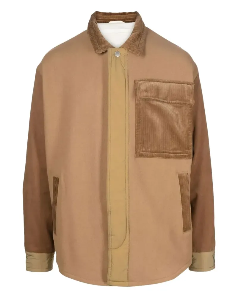 Emporio Armani Jacke mit Cordeinsätzen - Nude Nude