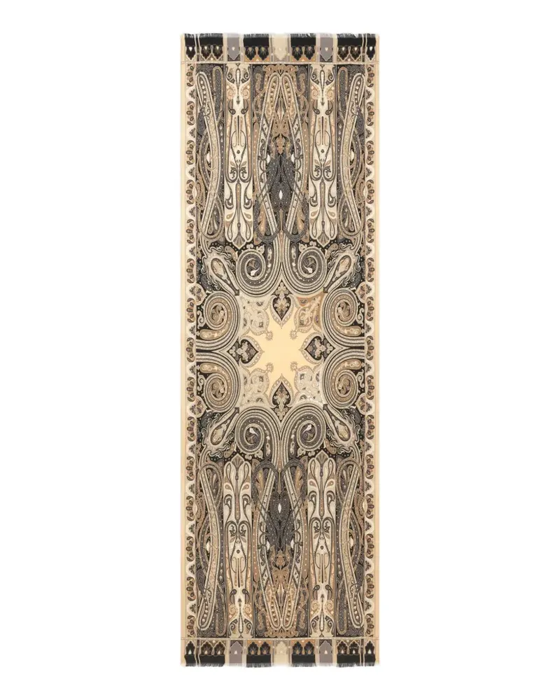 Etro Schal mit Print - Nude Nude