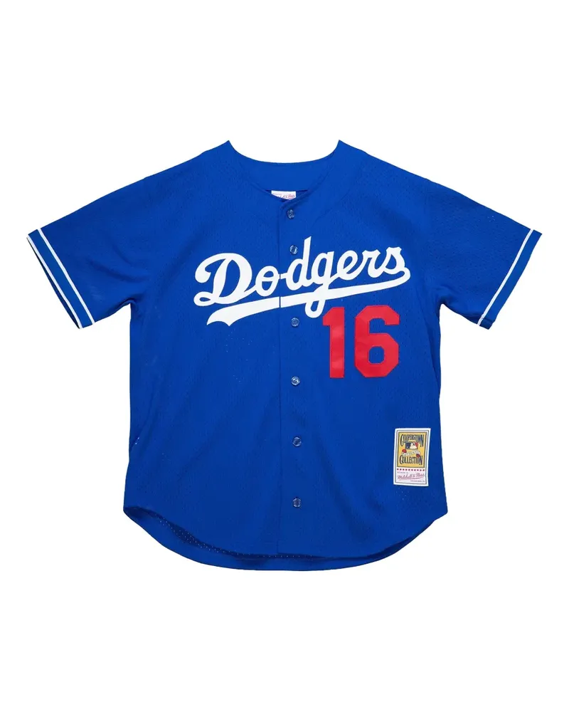Mitchell & Ness MLB Dodgers 1997 Hideo Nomo Hemd - Blau Blau