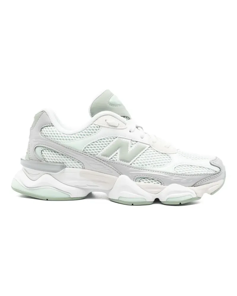 New Balance 9060R Mesh-Sneakers mit Einsätzen - Weiß Weiß
