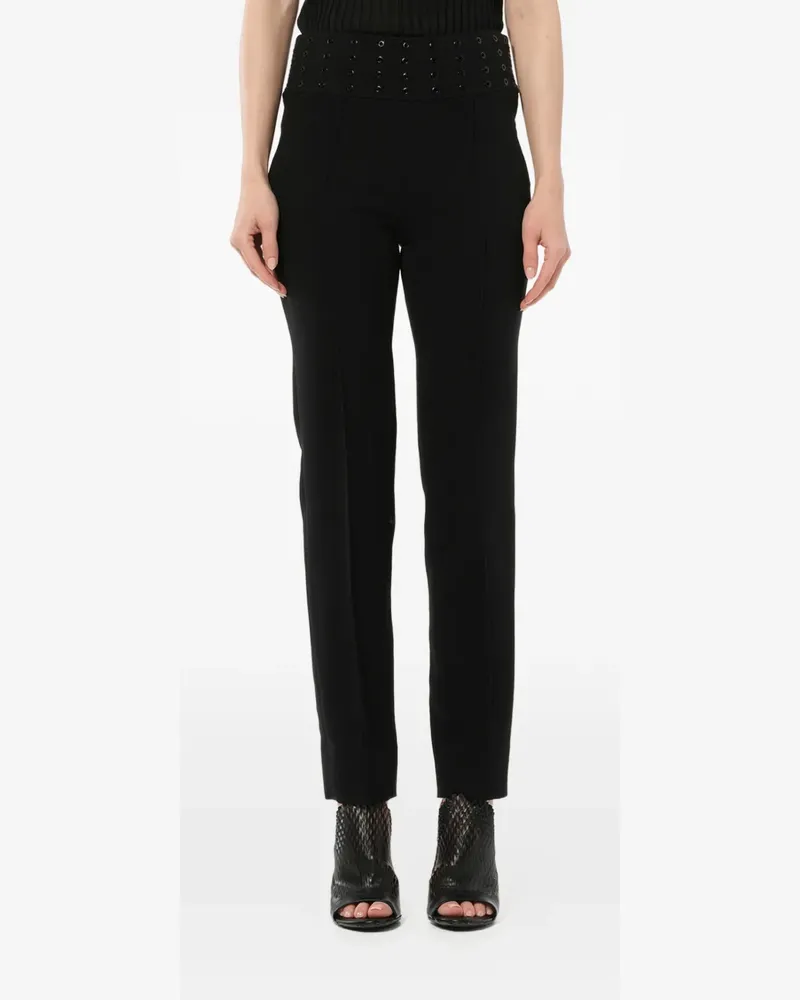 Emilio Pucci Cropped-Hose mit Ösen - Schwarz Schwarz