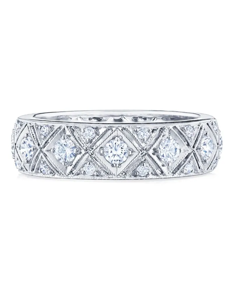 KWIAT 18kt Weißgoldring mit Diamanten - Silber Silber