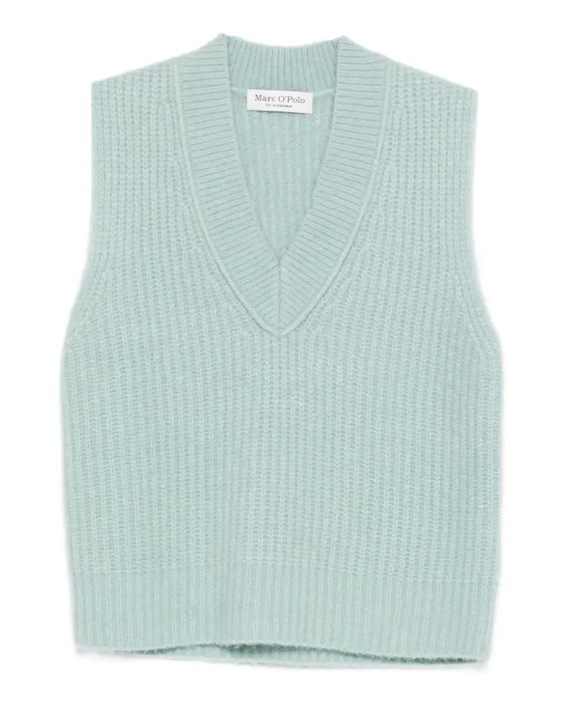 Marc O'Polo Oberteil mit V-Ausschnitt - Grün Grün