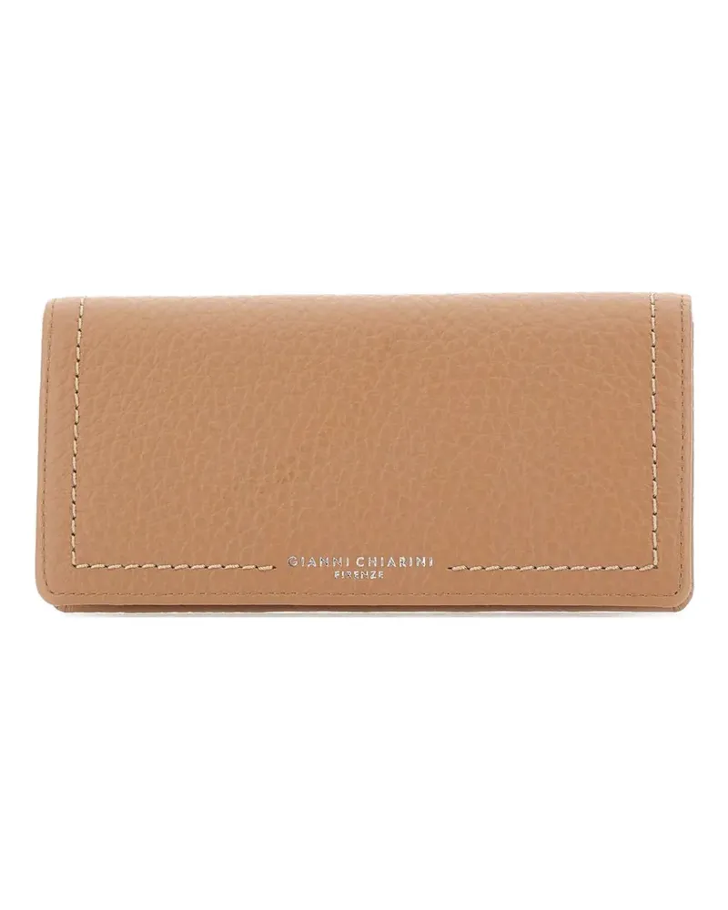 Gianni Chiarini Grain leather wallet - Nude Nude