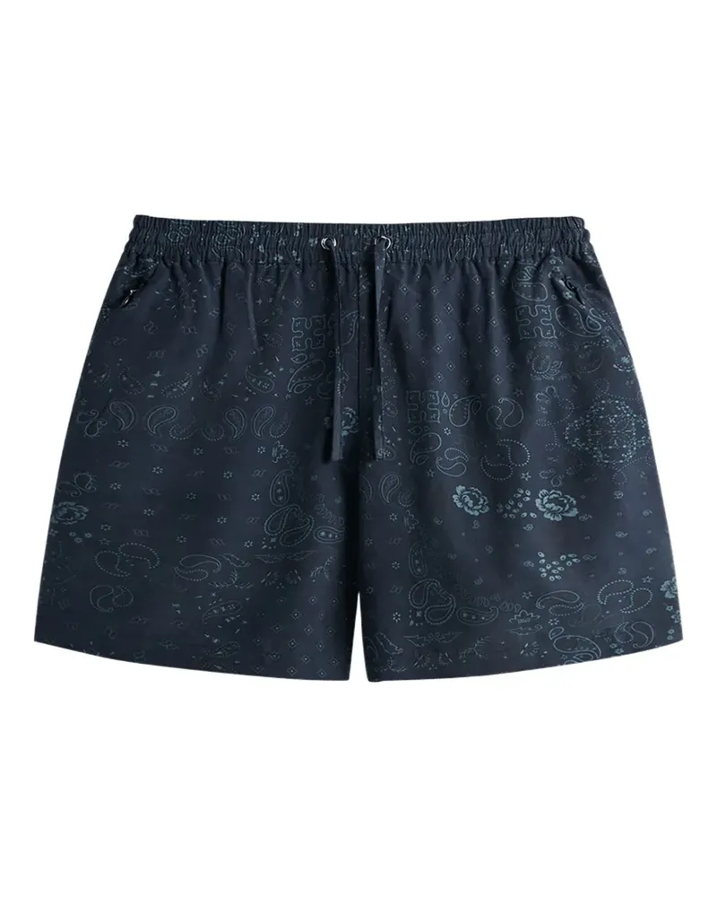 KITH Cedar Shorts mit Paisley-Print - Blau Blau