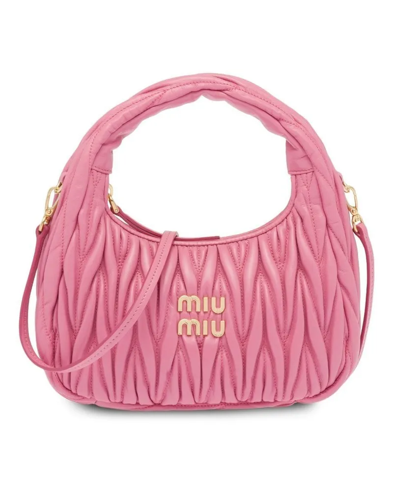 Miu Miu Mini Wander Schultertasche Rosa