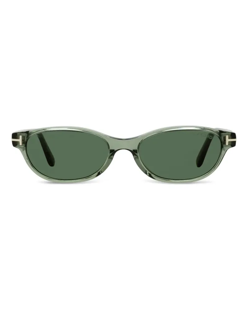 Tom Ford Chloe oval-frame sunglasses - Grün Grün