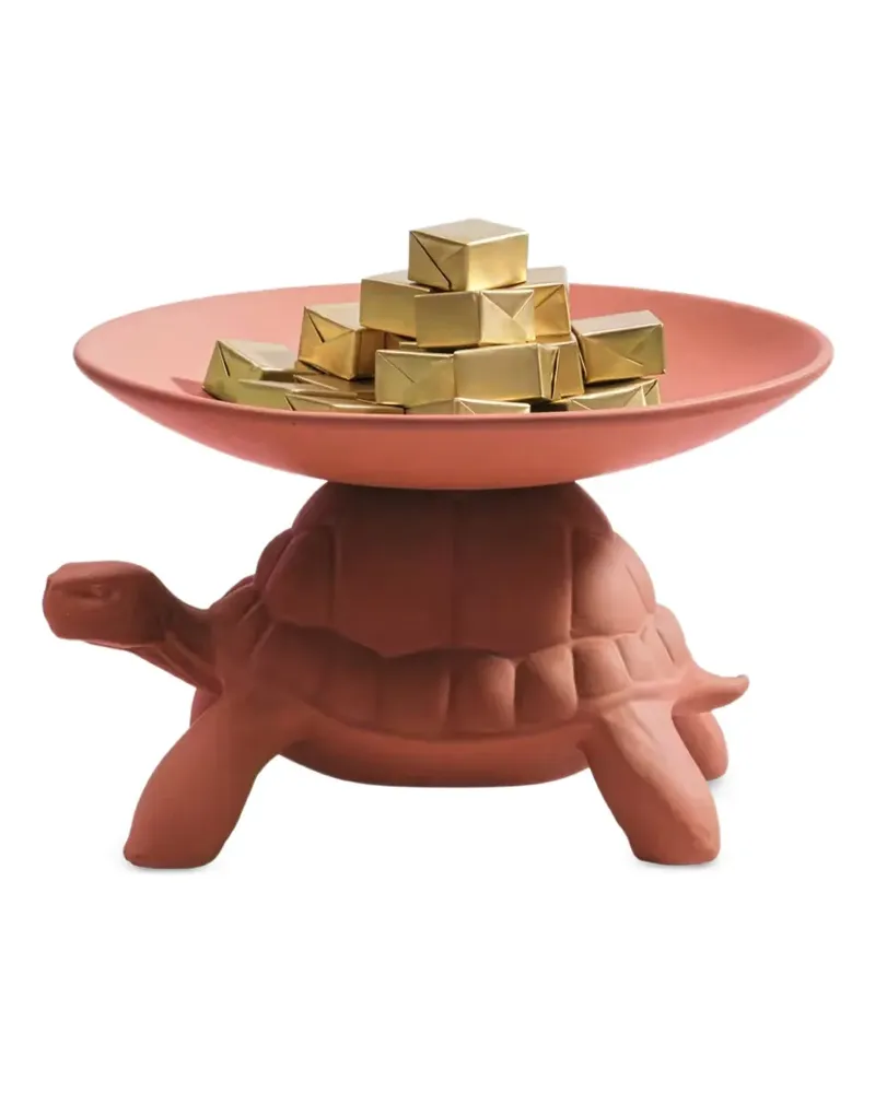 Qeeboo turtle-shaped tray - Rot Rot