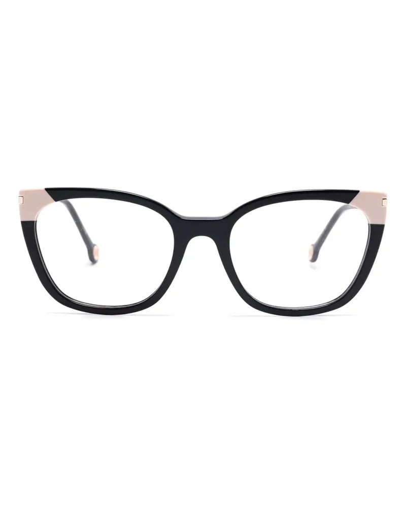 Carolina Herrera New York Brille mit Cat-Eye-Gestell - Schwarz Schwarz