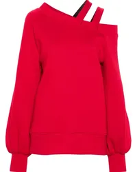 Ioana Ciolacu Sonia Sweatshirt mit tiefen Schultern Rot