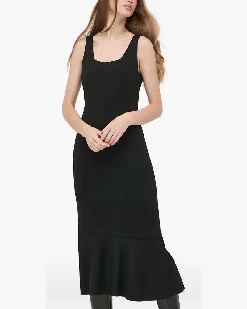 Liviana Conti Ausgestelltes Maxikleid - Schwarz Schwarz