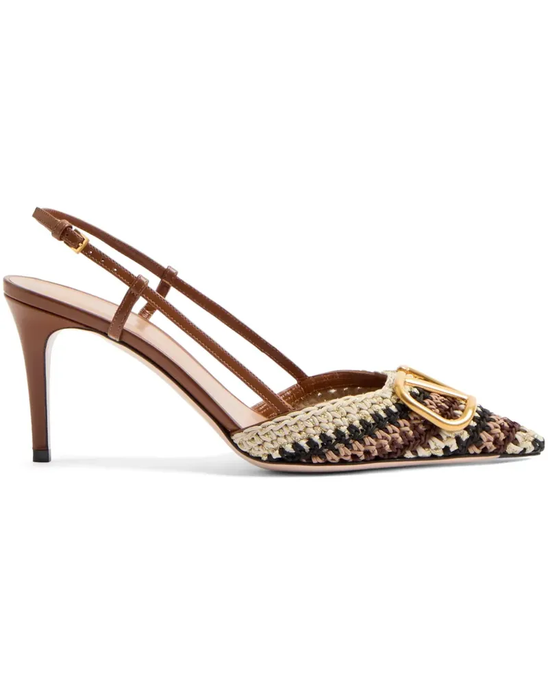 Valentino Garavani VLogo Pumps 80mm - Nude Nude