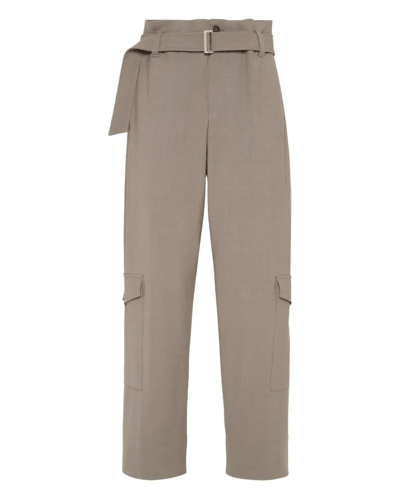 Brunello Cucinelli Hose im Utility-Look - Nude Nude