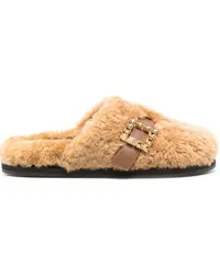 FESTA Milano Marcus Slipper aus Shearling Braun