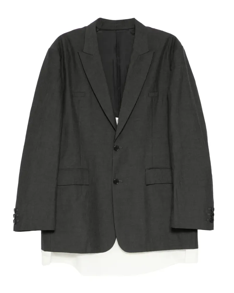 Undercover single-breasted blazer - Grau Grau
