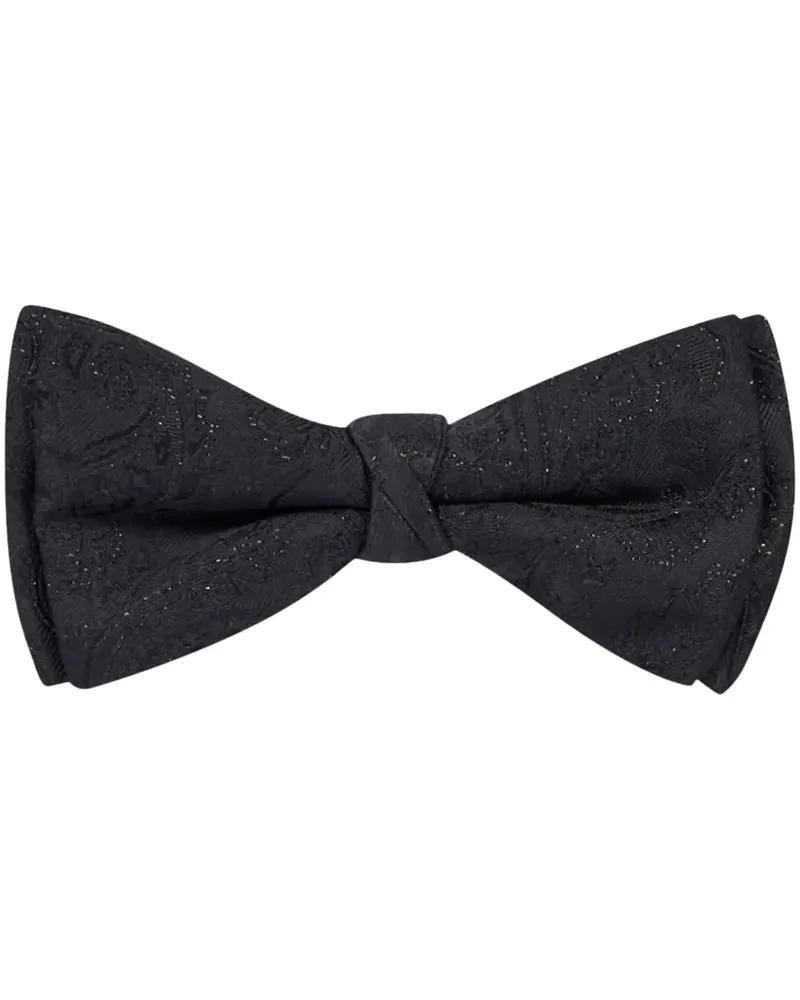 Etro Jacquard-Fliege - Schwarz Schwarz