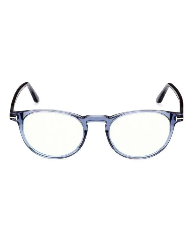 Tom Ford Brille mit rundem Gestell - Blau Blau