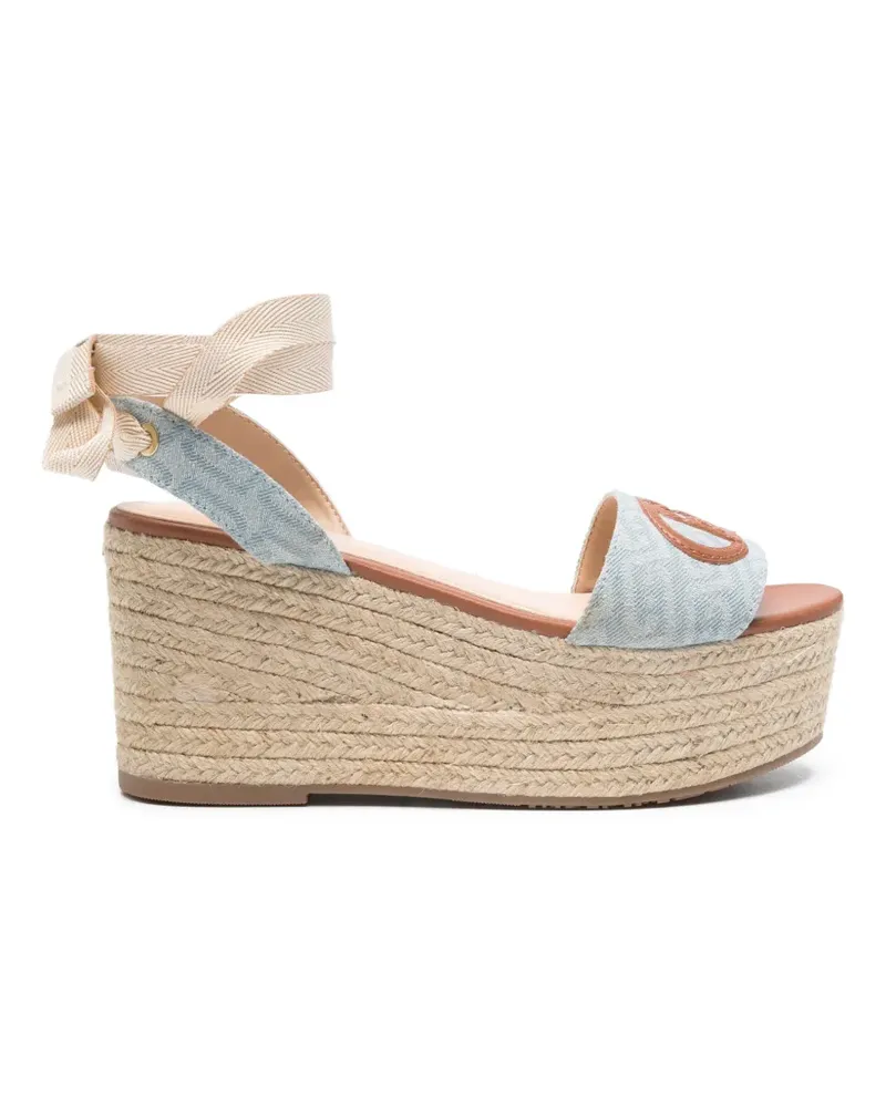 Liu Jo Sandalen mit Wedge-Absatz - Blau Blau