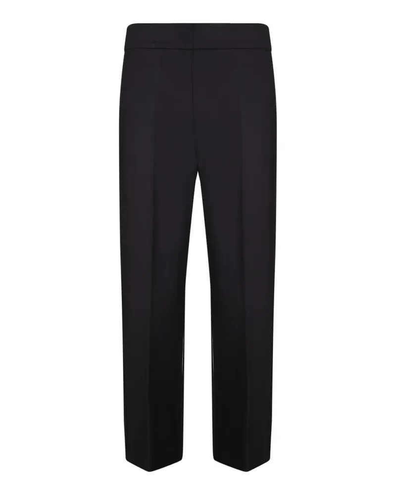Blanca pressed-crease straight-leg trousers - Schwarz Schwarz