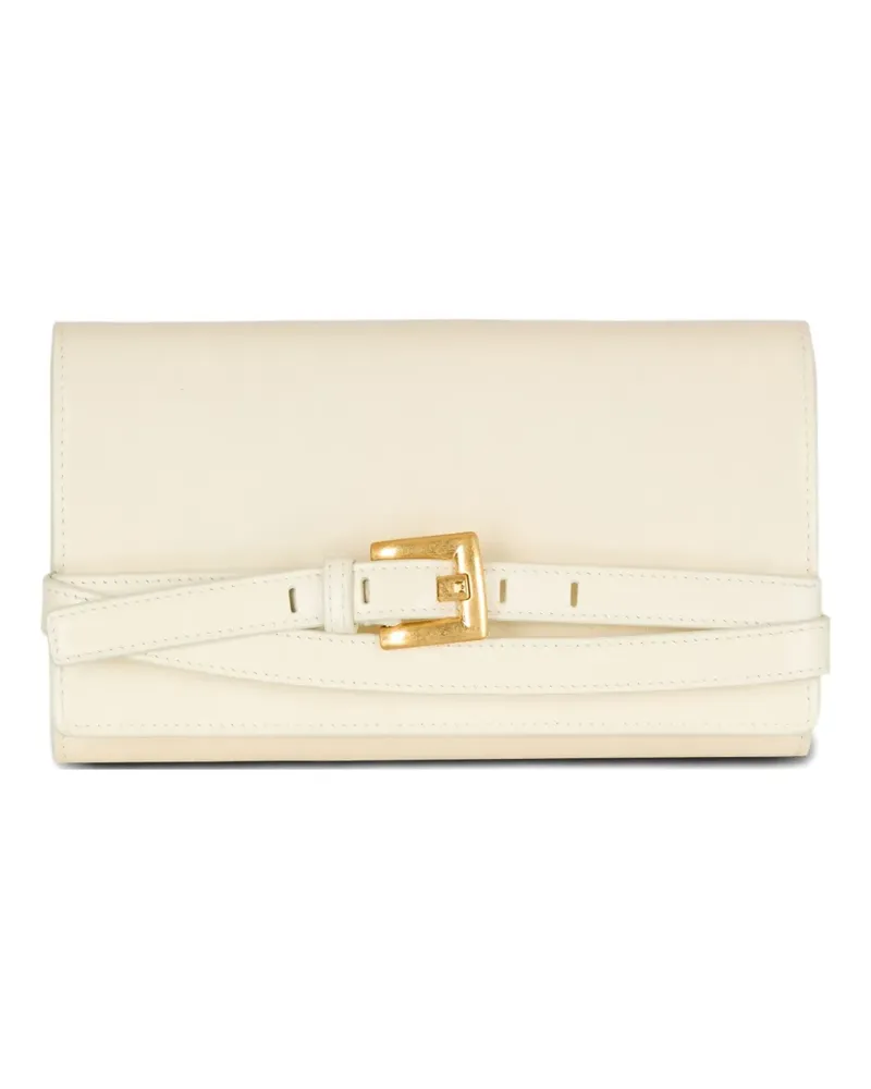 Balmain Anthem Clutch - Weiß Weiß