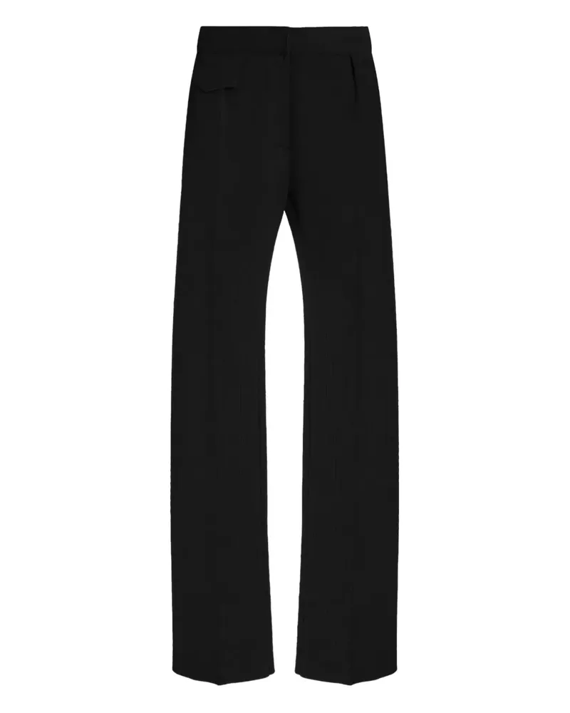Brandon Maxwell Hose mit Falten - Schwarz Schwarz