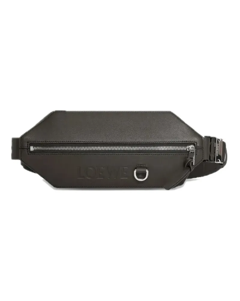 Loewe Wandelbare Tasche mit Logo - Grau Grau