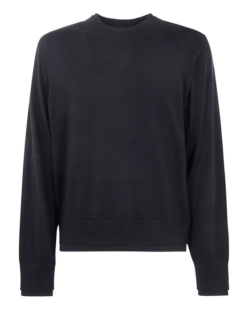 Sacai Pullover mit geripptem Saum - 001 BLACK 001