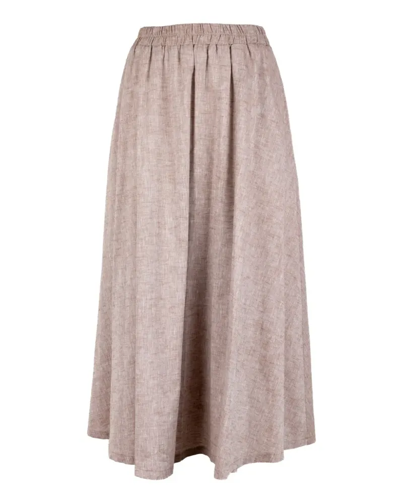 cinque elasticated-waistband pleated skirt - Nude Nude