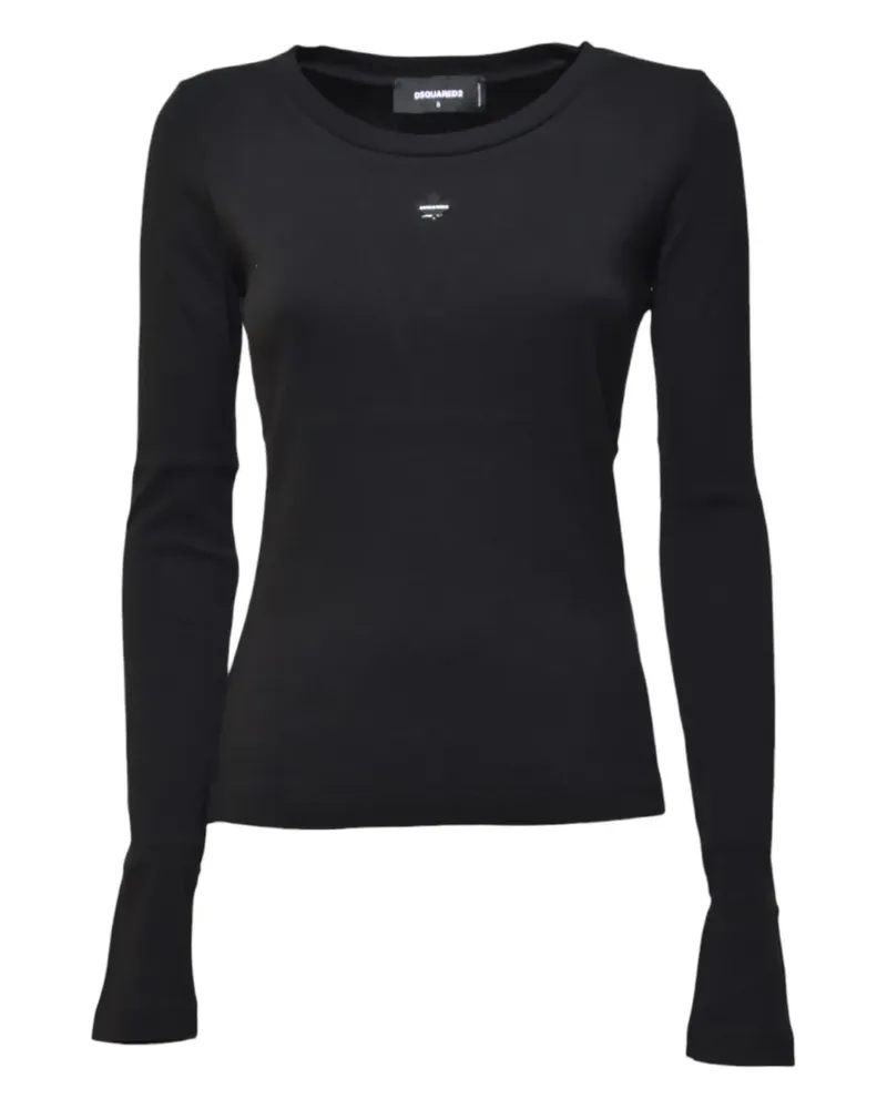 Dsquared2 Klassisches T-Shirt - Schwarz Schwarz
