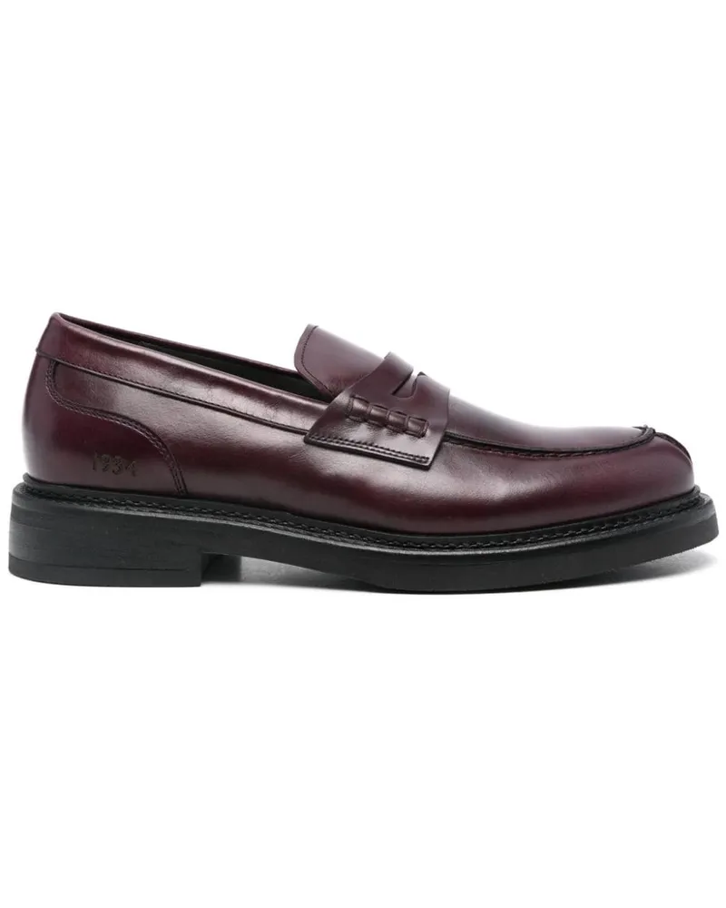 Canali Klassische Loafer - Rot Rot