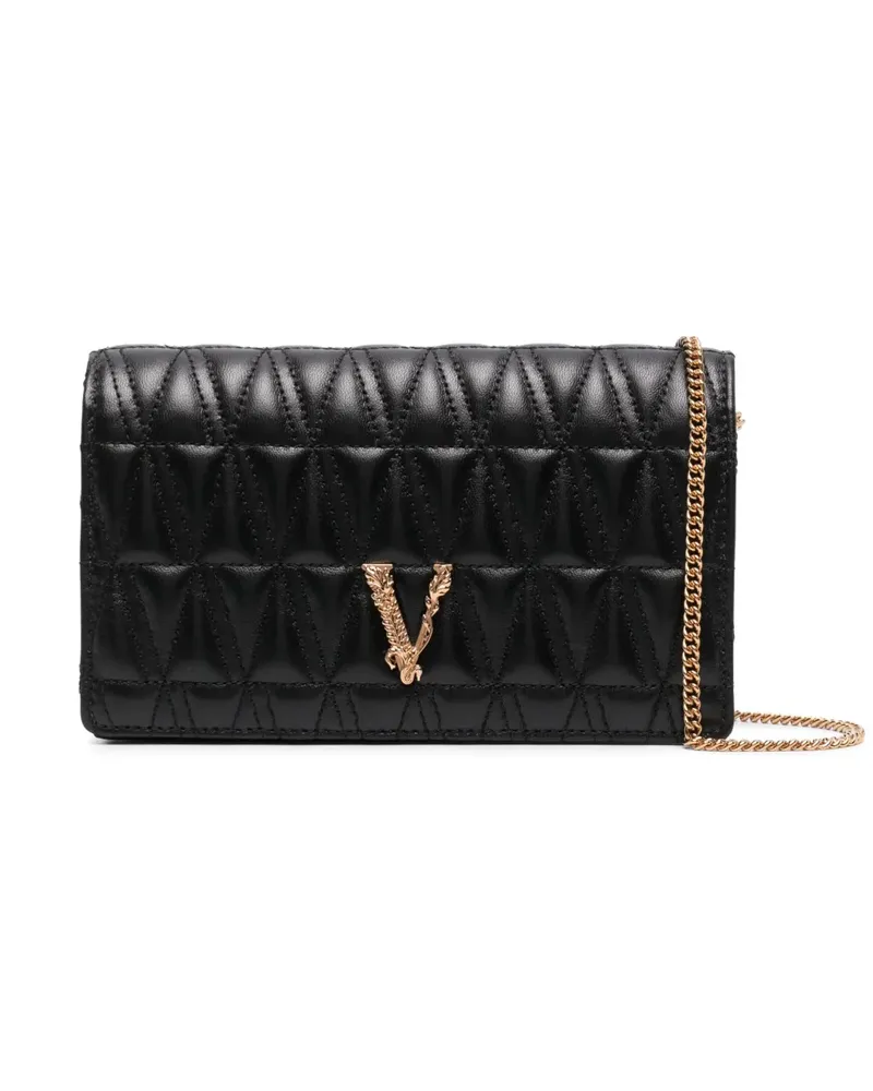 Versace Virtus clutch bag - Schwarz Schwarz