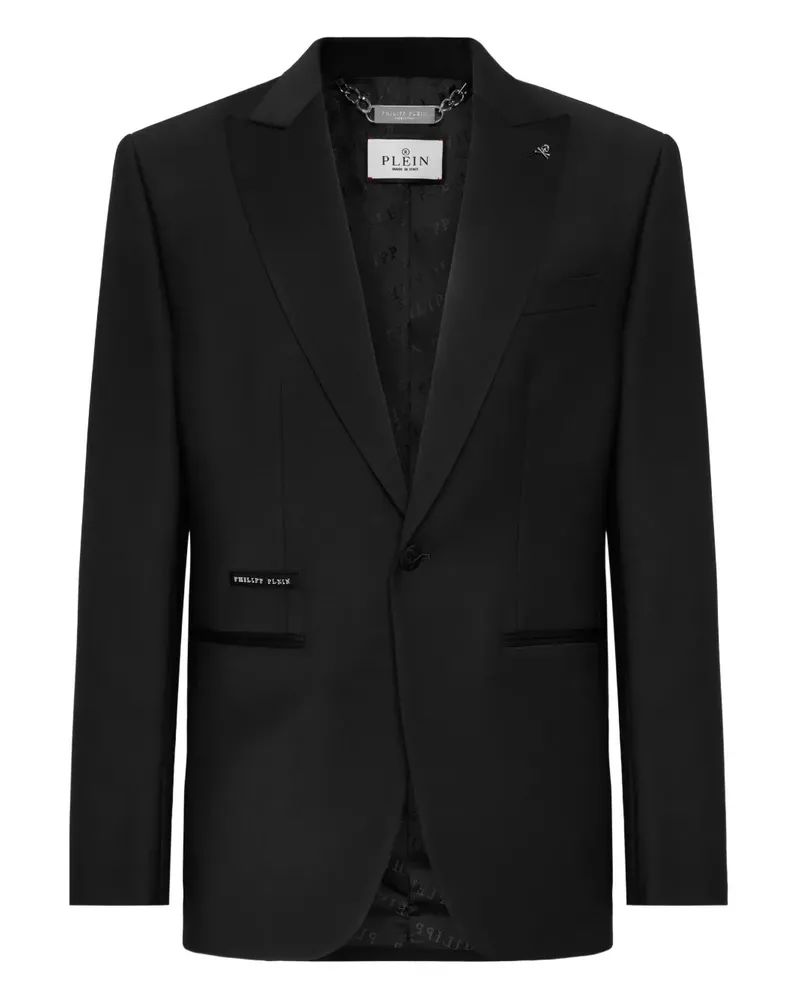 Philipp Plein Einreihiges Sakko - Schwarz Schwarz
