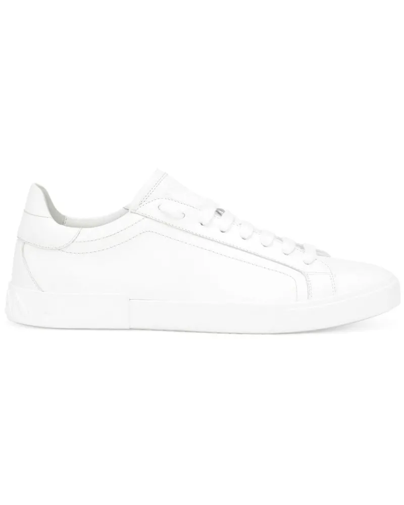 Dolce & Gabbana Portfino Vintage Sneakers - Weiß Weiß
